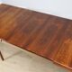 Table de repas scandinave extensible en palissandre, 1960