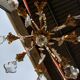 19th Bronze and Crystal Chandelier