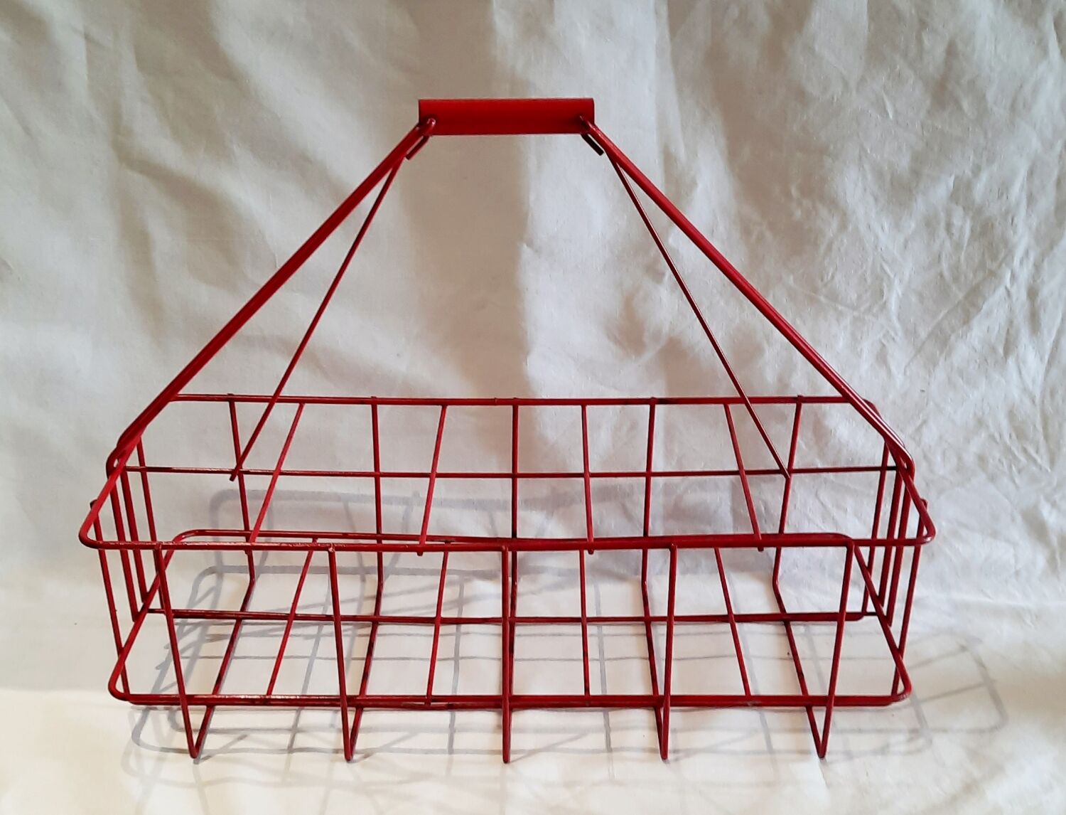 Vintage metal bottle holder