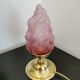 Art Deco table lamp "pink flame"