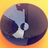 1970s Large cup / Fruit dish Cobalt blue glass tinted in the mass