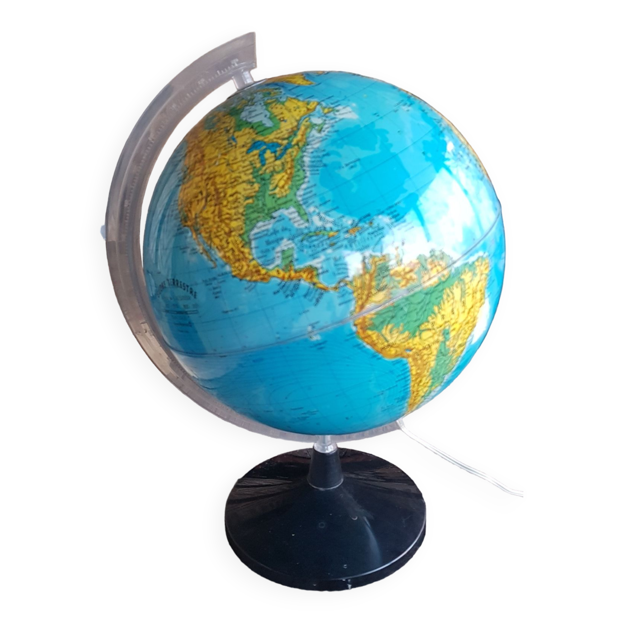 Vintage globe 1980
