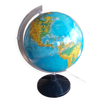 Vintage globe 1980