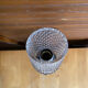 Vintage wall sconce mobelhaus wood + bohemia crystal globe
