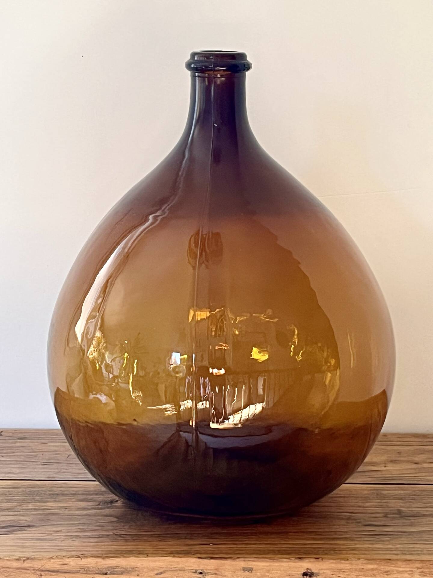 Amber demijohn 10L