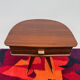 1950s half-moon tripod bedside table