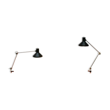 Mid-century table clamp lamp model no. 2002 by Elux, 1960s, set of 2.