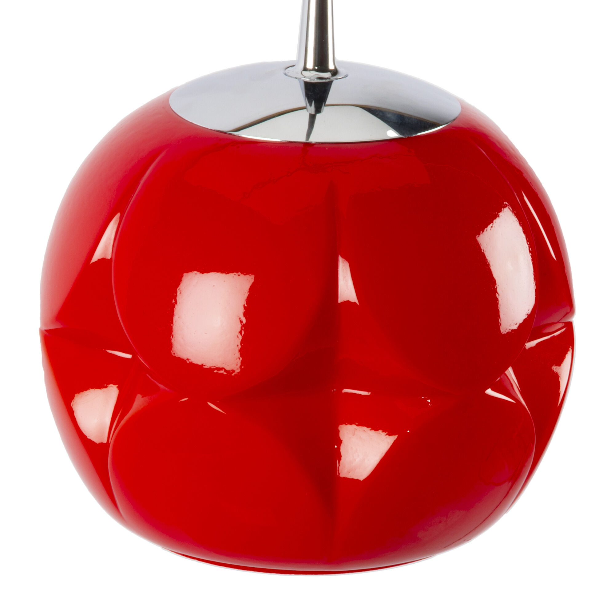Red Peil & Putzler Pendant Lamp