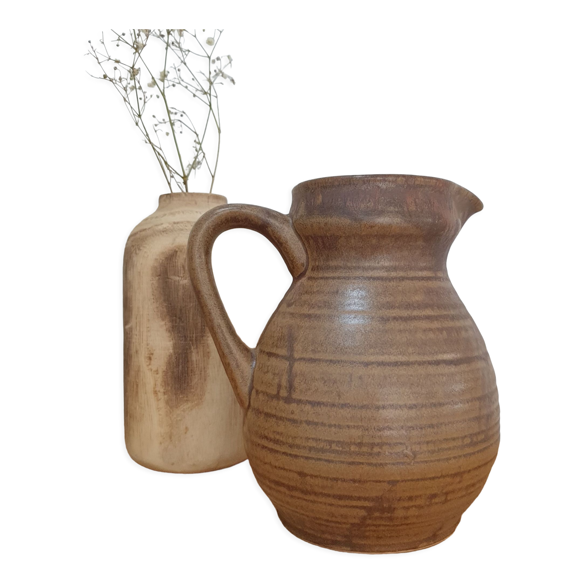 Pitcher carafe in sandstone