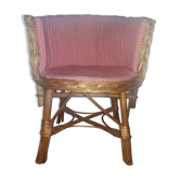 Rattan and wicker child chair