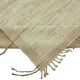 Handwoven Turkish Rustic 261 cm x 299 cm Beige Wool Carpet