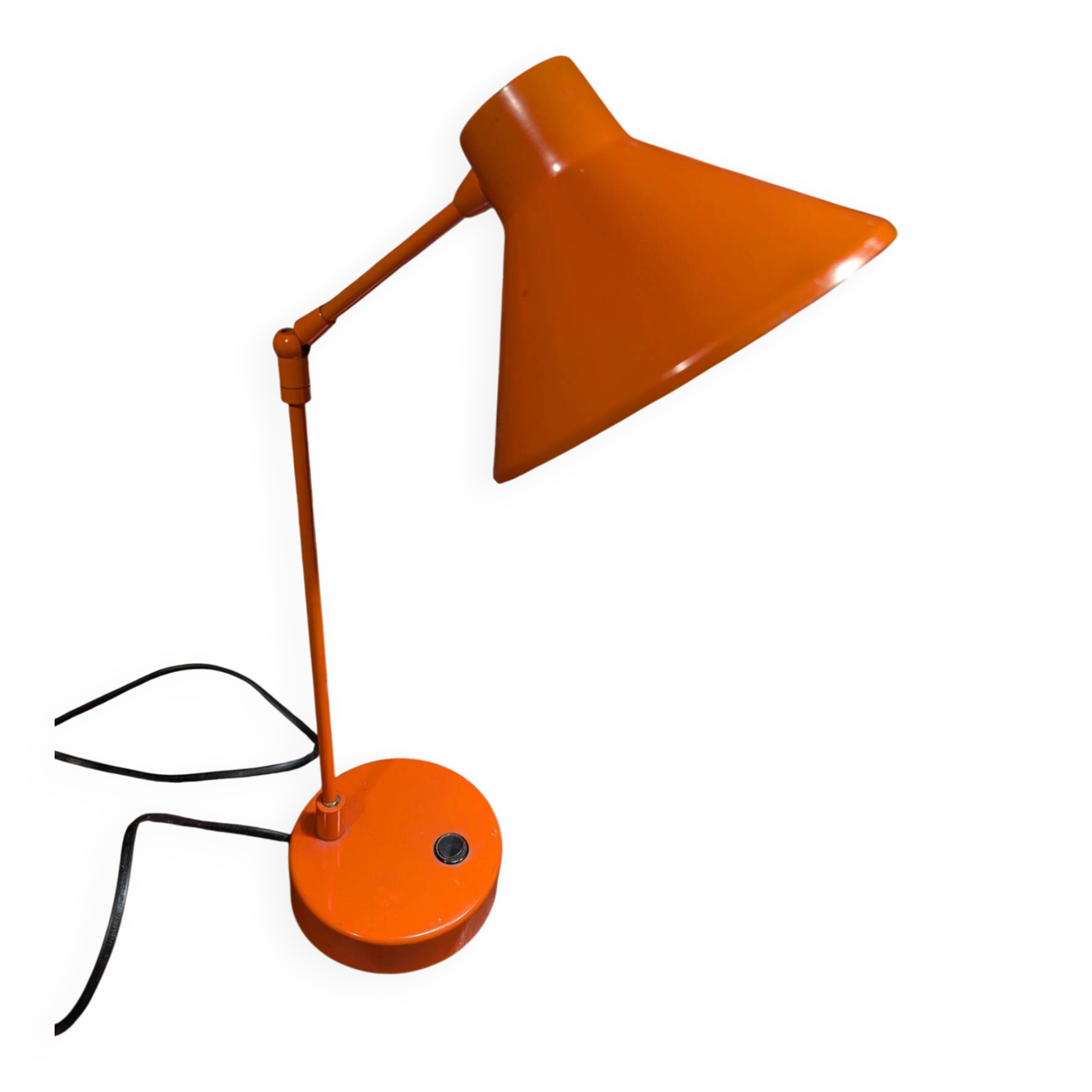 Lampe articulée Bobby pour Habitat orange métal