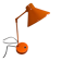 Lampe articulée Bobby pour Habitat orange métal