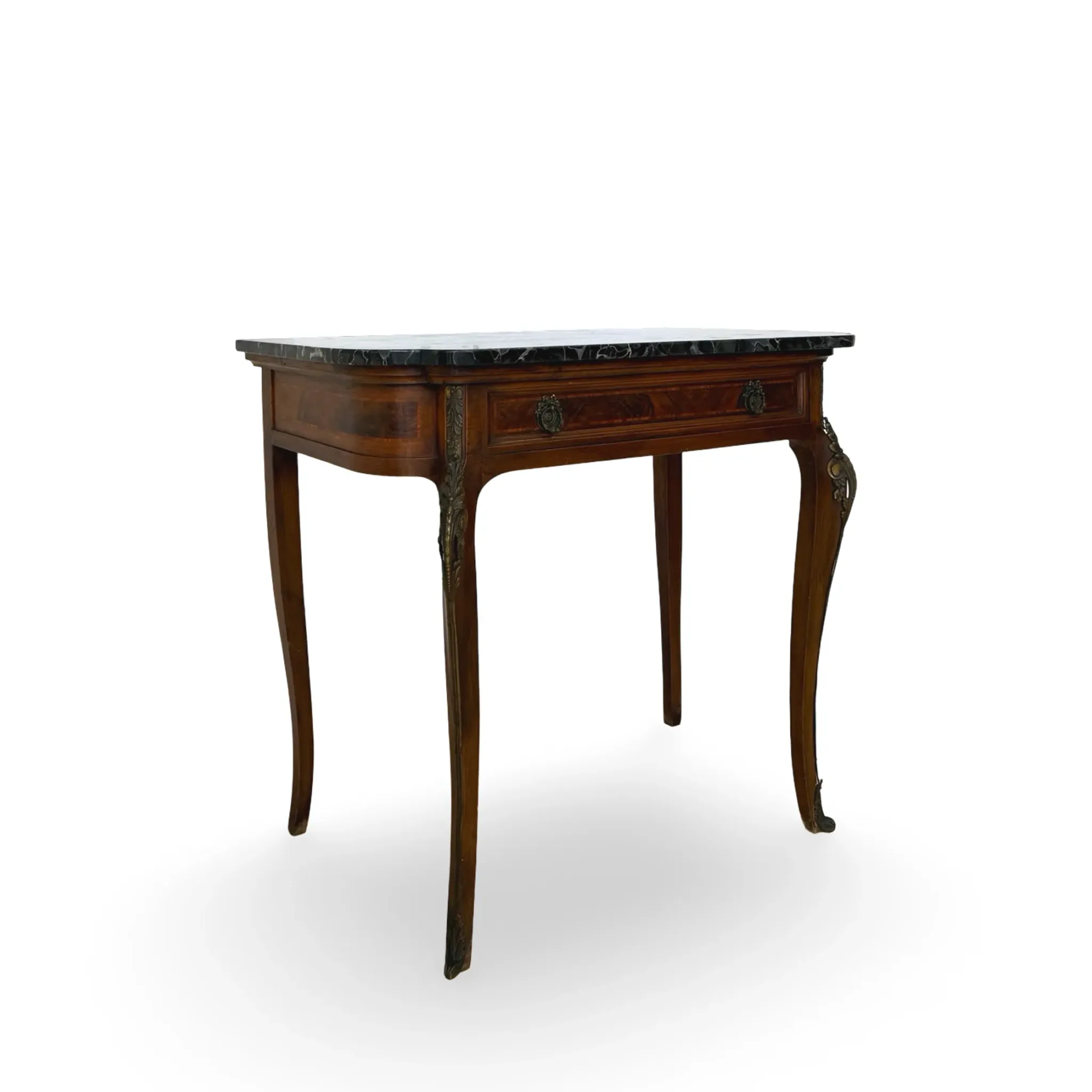 Table console avec plateau en marbre – 19e siècle