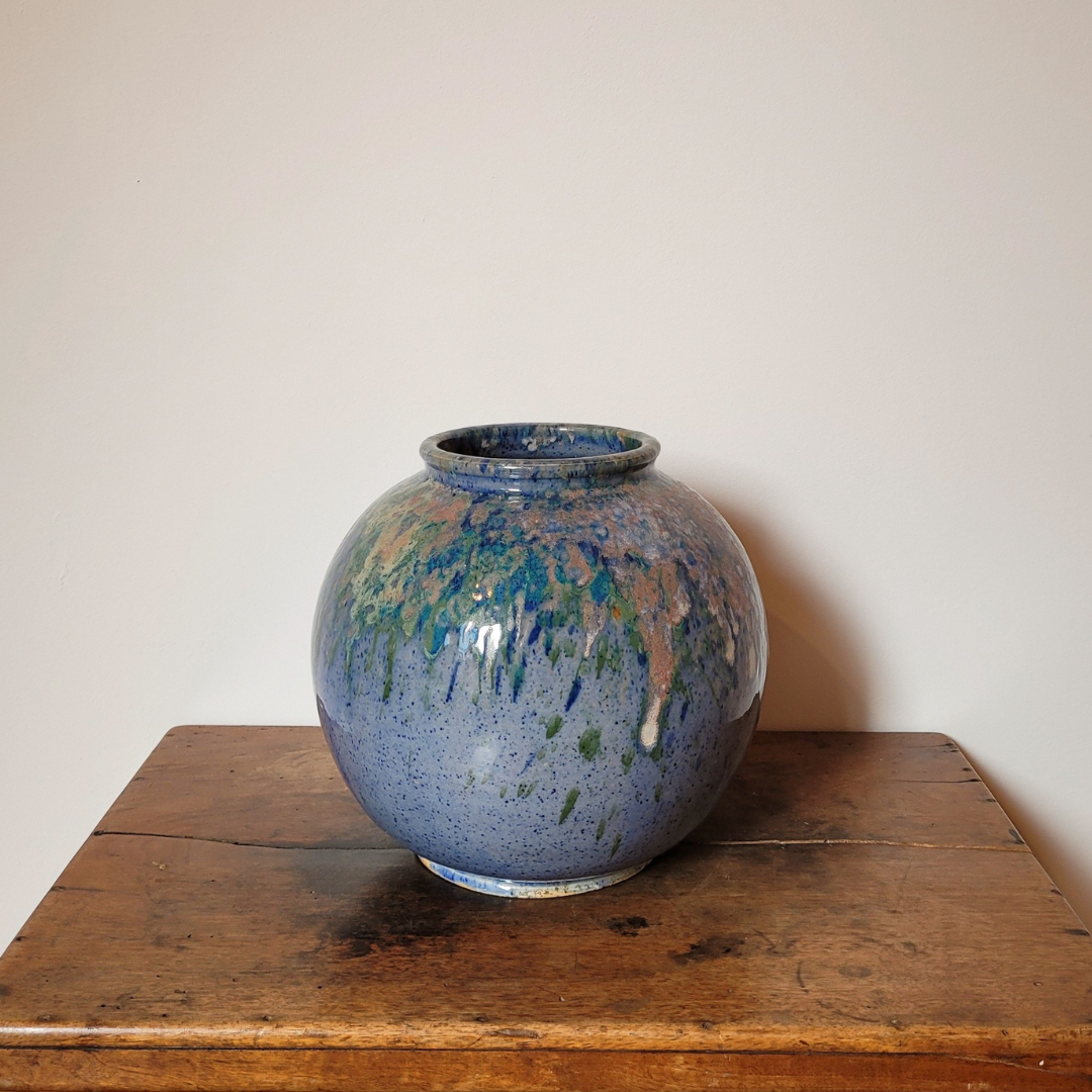 Ceramic ball vase