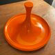 Orange space age fruit cup