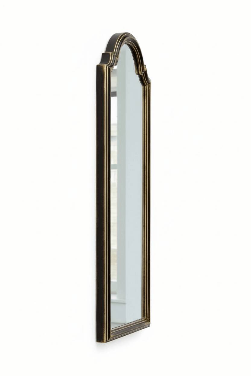 Antique pediment mirror