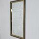 Vintage mirror in varnished metal and brass by BelgoChrome