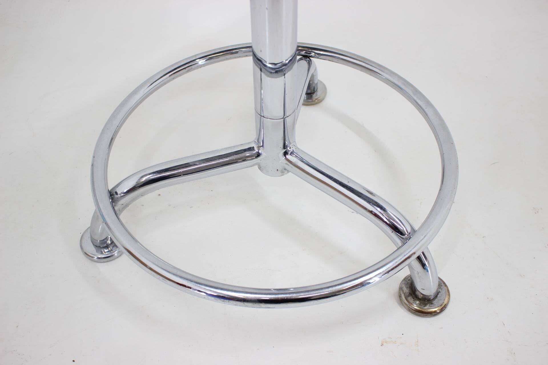 Rare Bauhaus Chrome Table by Robert Slezak, 1930s