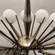 Large Sputnik Bronze & Glass Chandelier, 1960s