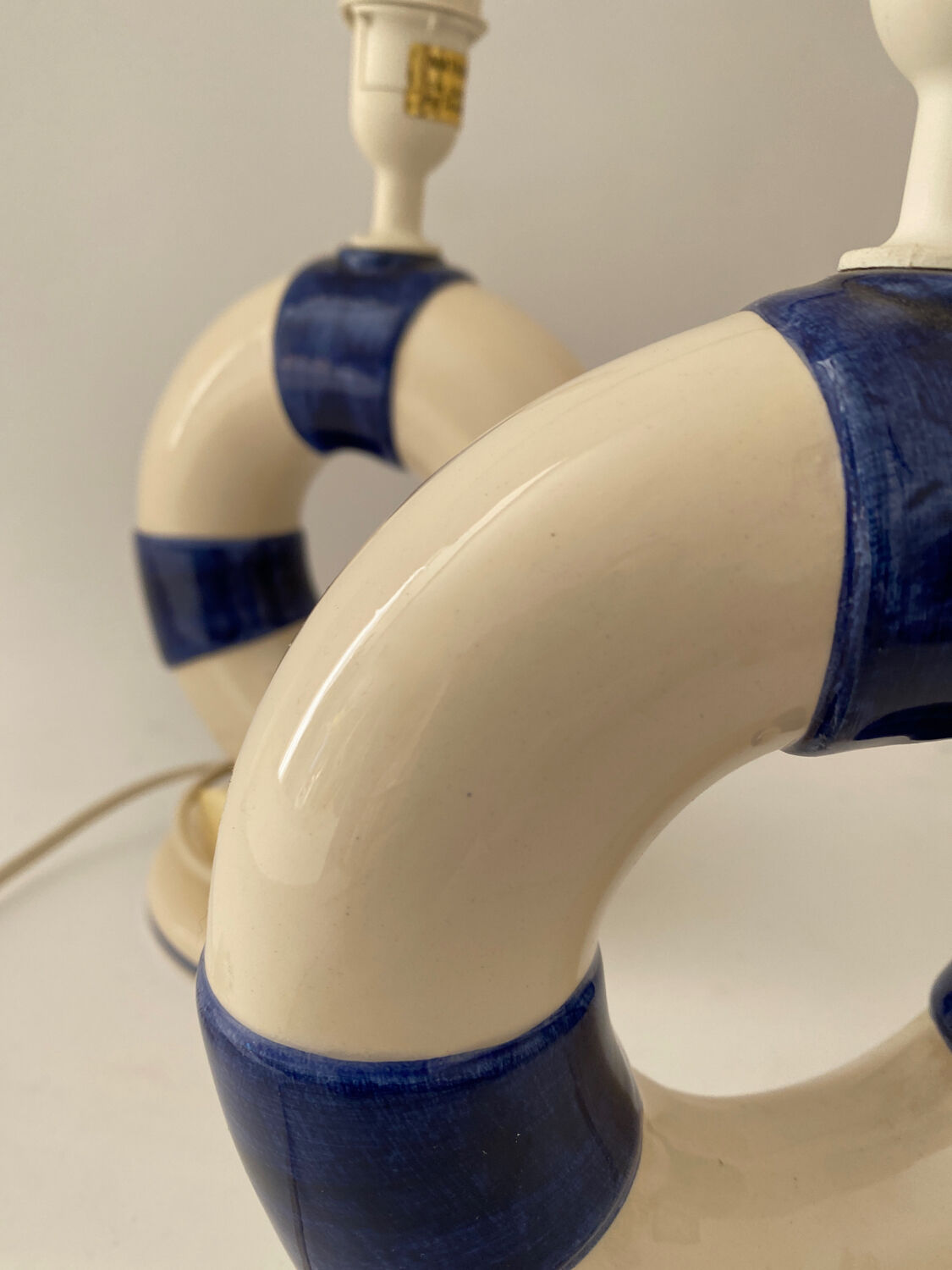 Pair of marine lamps foot