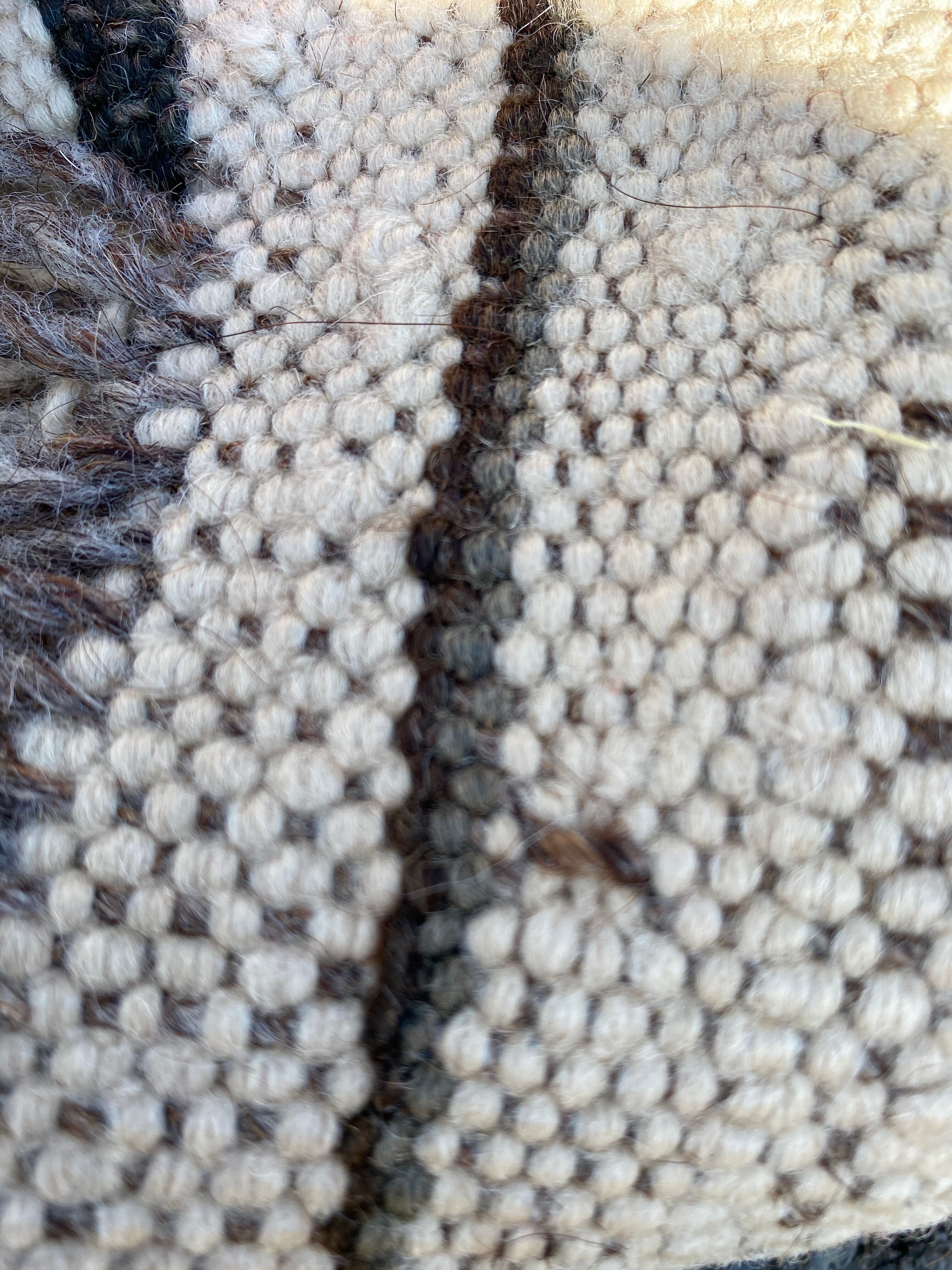 Beni Ouarain vintage berbere carpet 90x210 cm