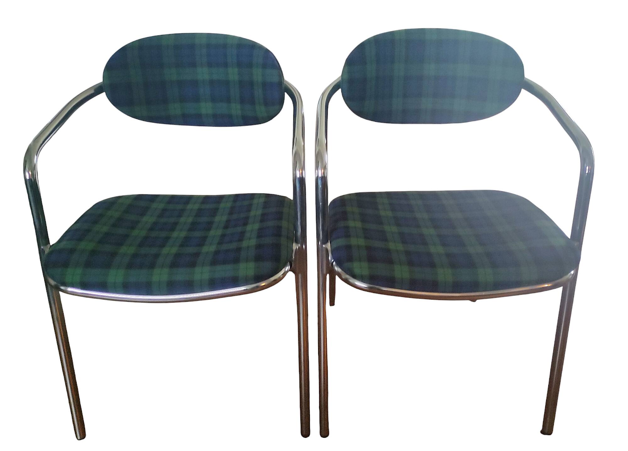 Tubular chairs from the 70s