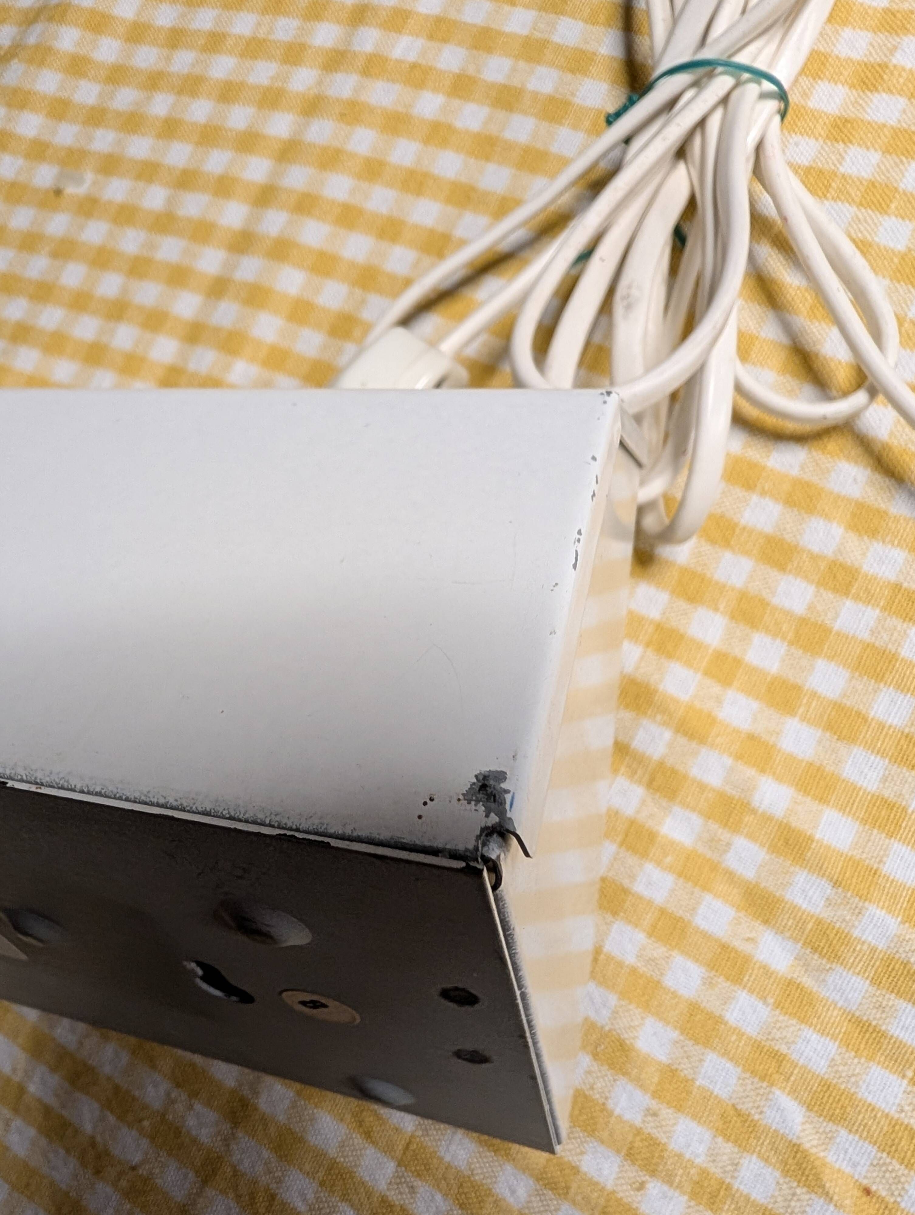 White Elidus bedside lamps in metal, designed by Hans-Agne Jakobsson.