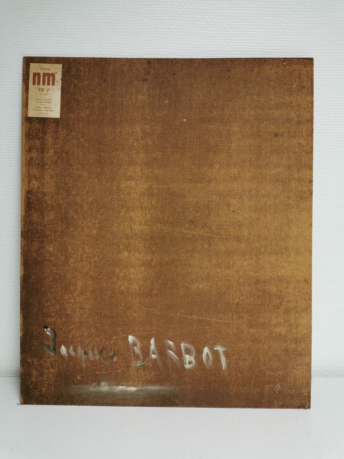 Tableau , huile signée jacques barbot ( hem )
