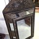 Antique mirror in repoussé and patinated copper from the Napoléon III era.