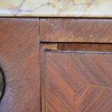 Louis XV style curved commode in rosewood