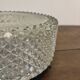 Vintage glass ceiling light "diamond points"