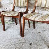Set of 4 vintage teak chairs by R Huber-Co, circa 60's