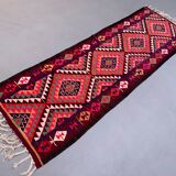Old turkish kilim runner 275x90 cm