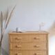 Commode en rotin années 70 vintage