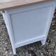 Parisian sideboard 1 door 1 drawer white and raw wood