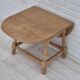 1970s, Danish foldable side table, solid oak wood, original condition.