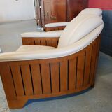 Club armchairs Class-J White Ivory