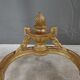 Petite console en marbre et bois doré, style Louis XVI – début XXe