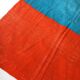 Unbleached Moroccan Berber Kilim carpet with colored flats and fluorescent 294x190cm