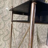Golden metal and plexiglass dressing table