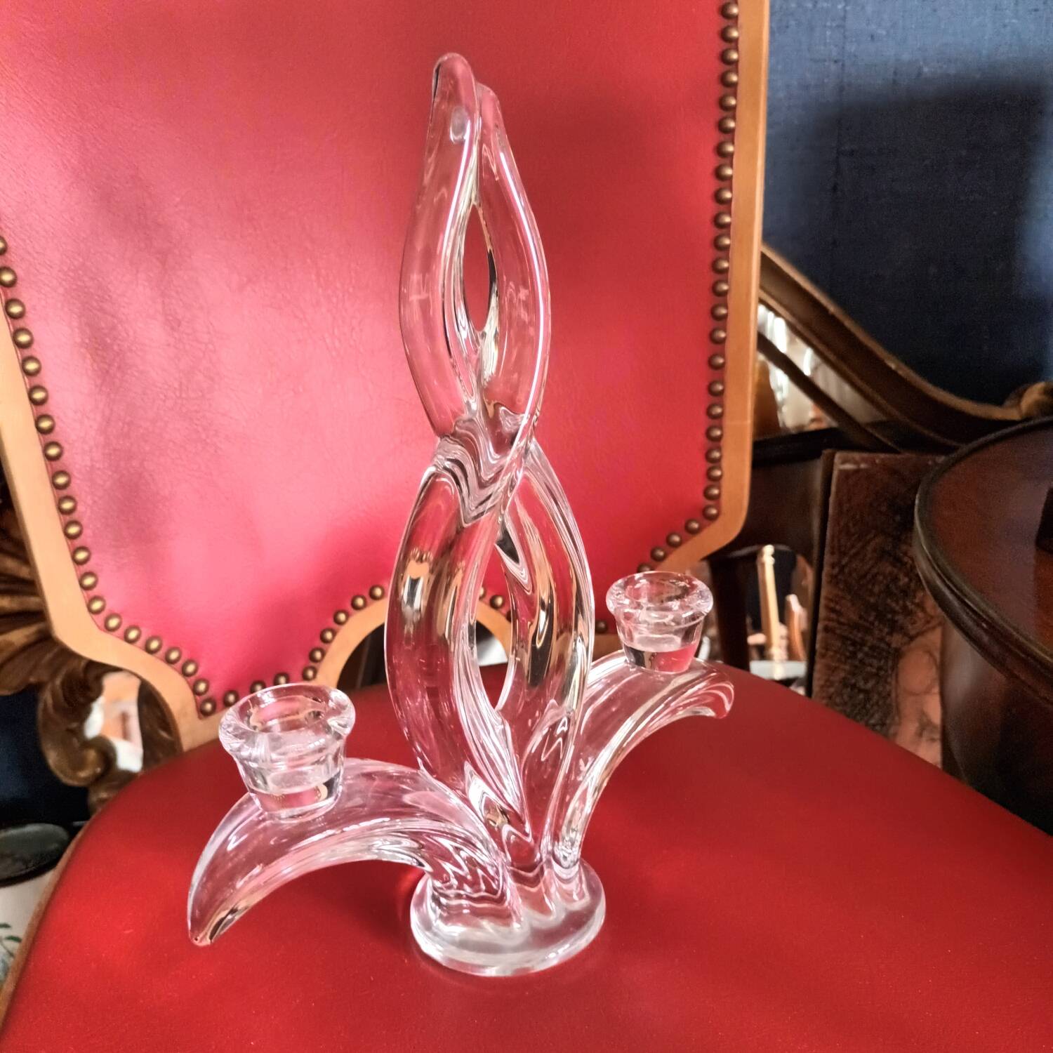 Bougeoir en cristal