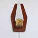 Scandinavian modern danish wall light in teak, brass and opaline glass, 1960s