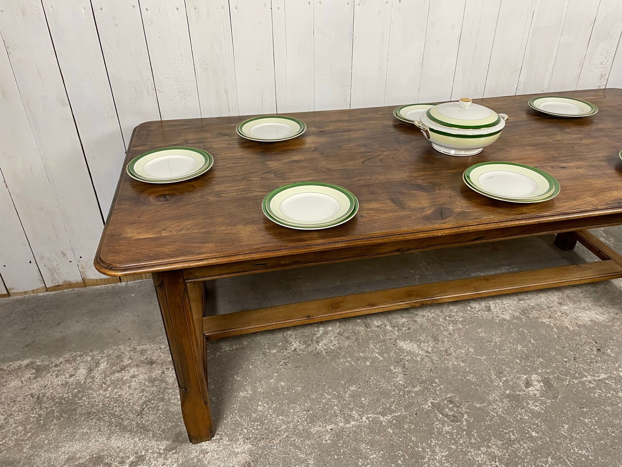Walnut farmhouse table