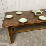 Walnut farmhouse table