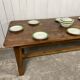 Table de ferme en noyer