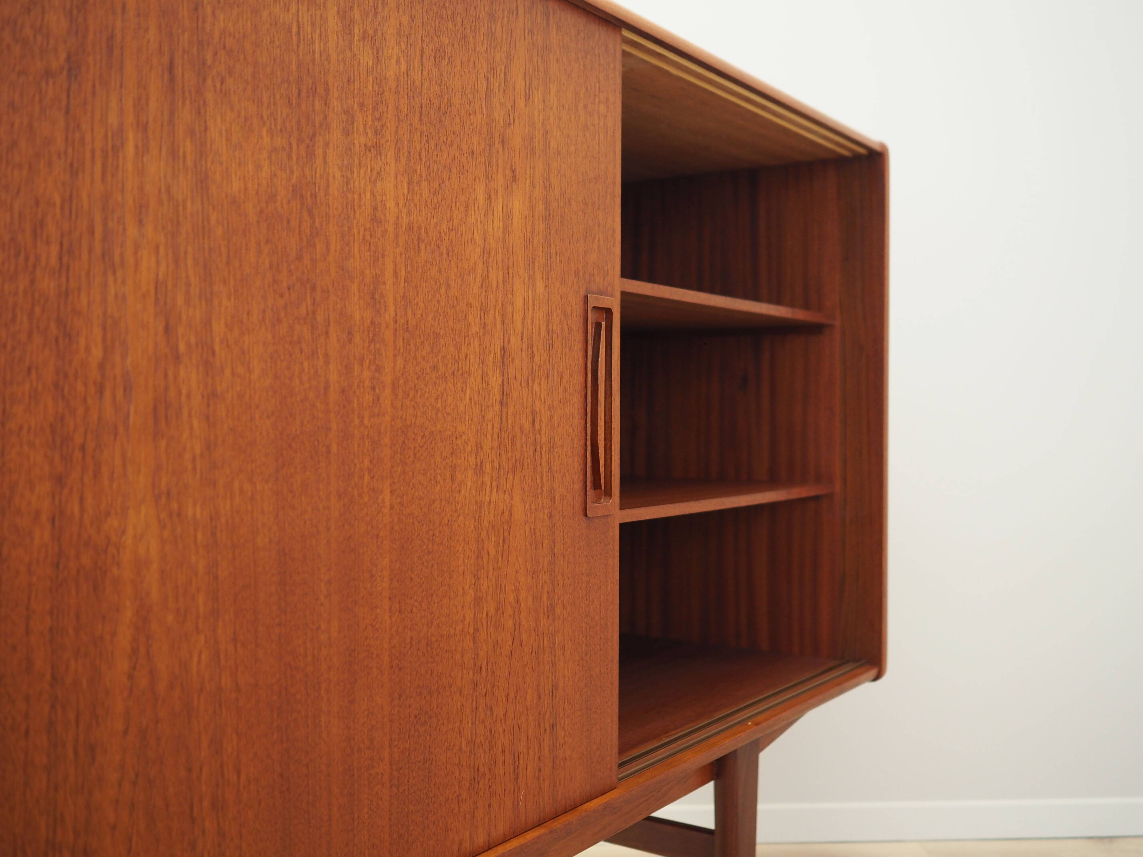 Teak highboard, Danish design, 1960s, production: Denmark