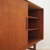 Teak highboard, Danish design, 1960s, production: Denmark