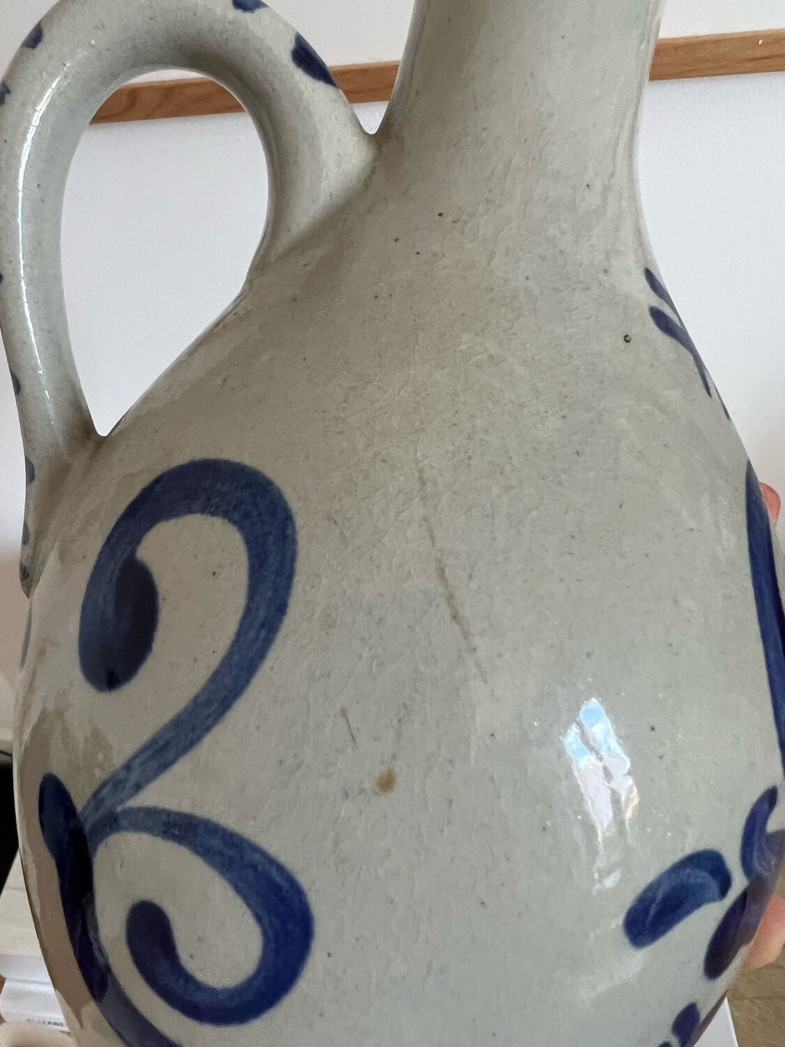 Soliflore or vintage painted vase