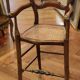 Old Louis Philippe Children's High Chair/cannage